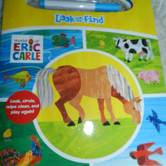 Eric Carle Write & Erase Look & Find Wipe Clean Farm Animals Learning Board🆕⚡🚚 - Picture 5 of 16